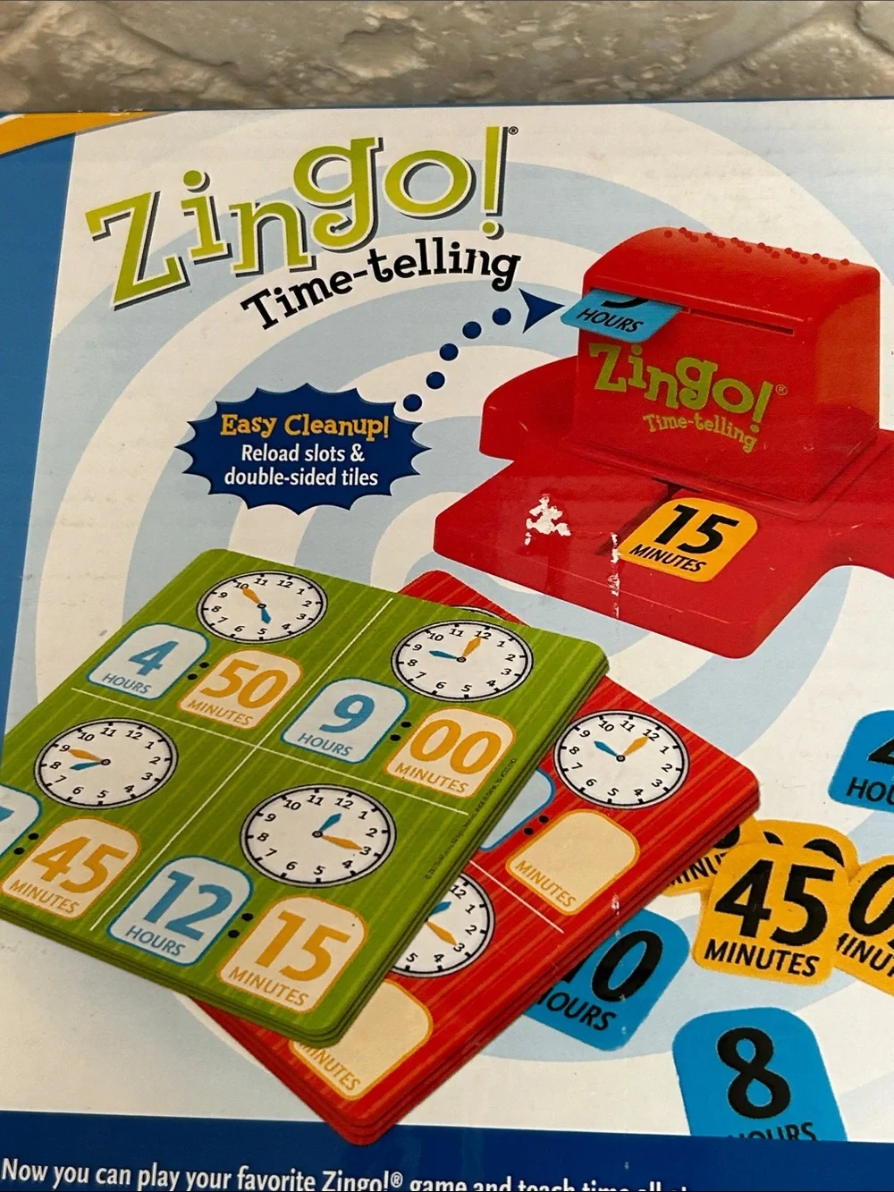 ThinkFun Zingo! Time-telling Game - Red